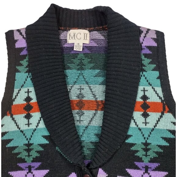Vintage MC II Southwest Sweater Vest - Picture 3 of 10